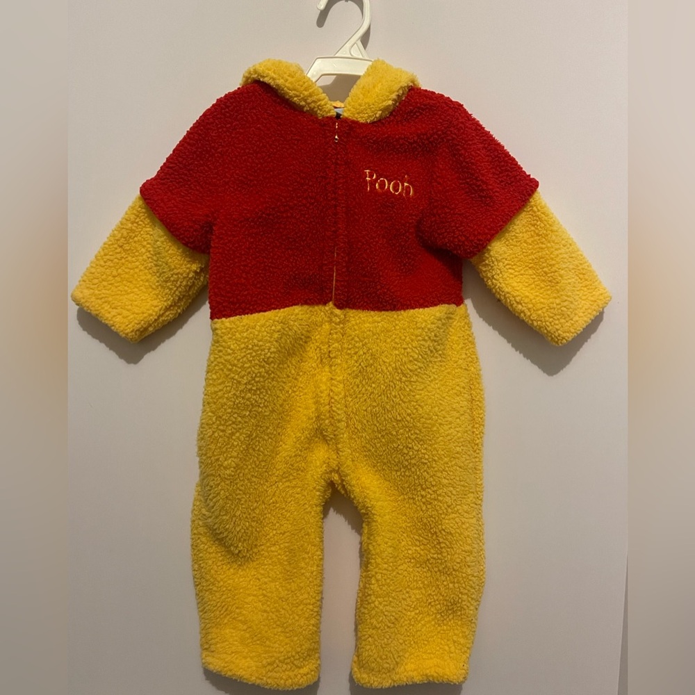 Red and Yellow Pooh Hooded Halloween 
Costume
